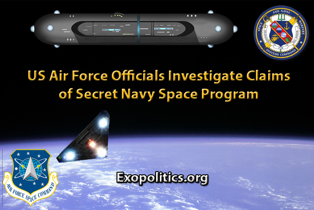 US Air Force Officials Investigate Claims of Secret Navy Space Program